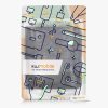 Borító Tolino Vision 6, Kwmobile, kék/fekete, textil, 57164.17