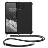 Kwmobile tok Samsung Galaxy A12 telefonhoz, szilikon, fekete, 54504.01