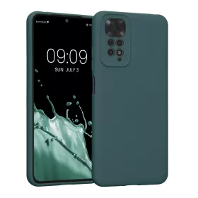   Kwmobile tok Xiaomi Redmi Note 11/Redmi Note 11s telefonhoz, szilikon, zöld, 57918.169