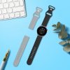 2 db szíj készlet Huawei Watch GT 3 Pro (46 mm), Kwmobile, fekete/szürke, szilikon, 58637.02 készülékhez