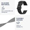 2 db szíj készlet Huawei Watch GT 3 Pro (46 mm), Kwmobile, fekete/szürke, szilikon, 58637.02 készülékhez
