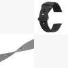 2 db szíj készlet Huawei Watch GT 3 Pro (46 mm), Kwmobile, fekete/szürke, szilikon, 58637.02 készülékhez