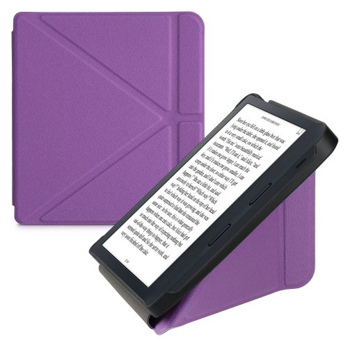 Kobo Libra 2 tok, Kwmobile, lila, ökobőr, 56576.38