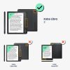 Kobo Libra 2 tok, Kwmobile, lila, ökobőr, 56576.38