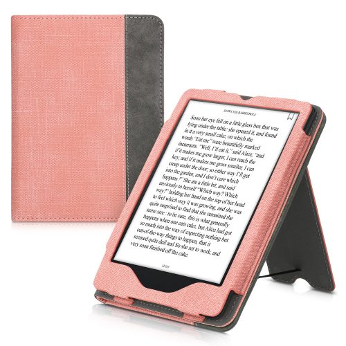 Amazon Kindle Paperwhite 11 tok, Kwmobile, rózsaszín/szürke, ökobőr, 56261.07