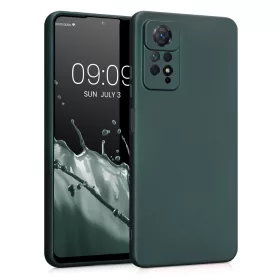   Kwmobile tok Xiaomi Redmi Note 11 Pro/Redmi Note 11 Pro 5G telefonhoz, szilikon, zöld, 58650.14