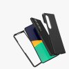 Kwmobile huzat Samsung Galaxy Z Fold 4 telefonhoz, Eco bőr, fekete, 58680.01