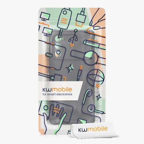 Kwmobile tok Samsung Galaxy S20 FE, szilikon, fekete, 58684.01