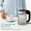 Fierbator de voiaj Navaris dublu perete, 1100W, 0,5L, portabil, ideal camping, gri, 48676.22