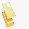 Kwmobile tok Xiaomi Redmi Note 11 Pro/Redmi Note 11 Pro 5G telefonhoz, szilikon, sárga, 57373.191