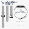 2 db pánt készlet Huami Amazfit Bip S/Amazfit Bip S Lite, Kwmobile, fekete/szürke, szilikon, 53859.08