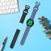 2 db szíj készlet Samsung Galaxy Watch 4 (40 mm)/Galaxy Watch 4 (44 mm)/Galaxy Watch 4 Classic (42 mm), Kwmobile, fekete/kék, szilikon, 58740.01 készülékhez