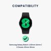 2 db szíj készlet Samsung Galaxy Watch 4 (40 mm)/Galaxy Watch 4 (44 mm)/Galaxy Watch 4 Classic (42 mm), Kwmobile, fekete/kék, szilikon, 58740.01 készülékhez