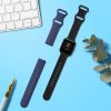 db pánt készlet Huami Amazfit Bip S/Amazfit Bip S Lite, Kwmobile, fekete/kék, szilikon, 58717.01