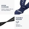 db pánt készlet Huami Amazfit Bip S/Amazfit Bip S Lite, Kwmobile, fekete/kék, szilikon, 58717.01