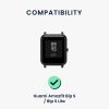 db pánt készlet Huami Amazfit Bip S/Amazfit Bip S Lite, Kwmobile, fekete/kék, szilikon, 58717.01