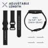 db pánt készlet Huami Amazfit Bip S/Amazfit Bip S Lite, Kwmobile, fekete/kék, szilikon, 58717.01