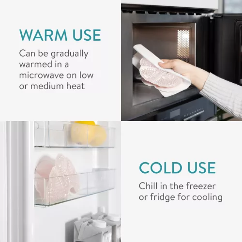 Set 2 Perne gel pentru alaptare Navaris, 19.7x16.5 cm, utilizare calda/rece, roz, 52153.04