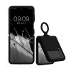 kwmobile tok Samsung Galaxy Z Flip4, szilikon, fekete, 58786.01