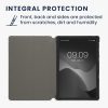 Tok a Huawei MatePad T10/MatePad T10s táblagéphez, Kwmobile, szürke/fekete, textil, 58774.01