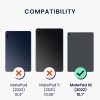 Tok a Huawei MatePad T10/MatePad T10s táblagéphez, Kwmobile, szürke/fekete, textil, 58774.01