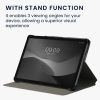 Tok a Huawei MatePad T10/MatePad T10s táblagéphez, Kwmobile, szürke/fekete, textil, 58774.01