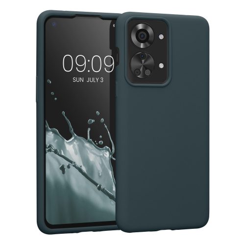 Kwmobile tok OnePlus Nord 2T telefonhoz, szilikon, kék, 58764.202