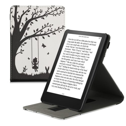 Amazon Kindle Paperwhite 11 tok, Kwmobile, fekete/fehér, öko-bőr, 56264.12
