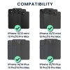 Mágneses kártyatartó kompatibilis az Apple iPhone 14 Series/iPhone 13 Series/iPhone 12 Series készülékekkel, Kwmobile, Fekete, Műanyag, 58791.01