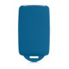 Autókulcs tok Renault 4 gomboshoz - Smart Key, Kwmobile, kék, szilikon, 48035.228