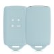Autókulcs fedél Renault 4 gombokhoz - Smart Key, Kwmobile, zöld, szilikon, 48035.200