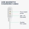 USB töltőkábel Blackview X1/X2, Kwmobile, fehér, műanyag, 58074.02