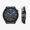 db tok készlet Huawei Watch GT 3 Pro (46 mm), Kwmobile, fekete/átlátszó, műanyag, 58882.01 készülékhez