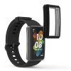 2 db Huawei Band 7/Band 6/Honor Band 6 tok, Kwmobile, fekete/átlátszó, szilikon, 58915.01