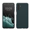 Kwmobile tok Samsung Galaxy A04s-hez, sötétzöld, szilikon, 58921.202