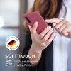 Kwmobile tok Samsung Galaxy A04s-hez, sötétrózsaszín, szilikon, 58921.167