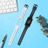 2 db pánt készlet Huawei Band 7/Band 6/Honor Band 6, Kwmobile, fekete/fehér, szilikon, 58914.02