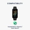2 db pánt készlet Huawei Band 7/Band 6/Honor Band 6, Kwmobile, fekete/fehér, szilikon, 58914.02