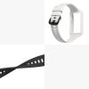 2 db pánt készlet Huawei Band 7/Band 6/Honor Band 6, Kwmobile, fekete/fehér, szilikon, 58914.02
