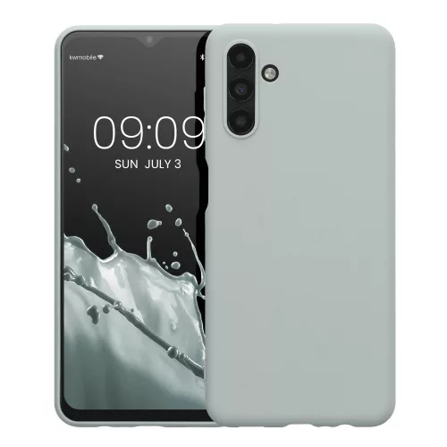 Kwmobile tok Samsung Galaxy A13 5G telefonhoz, szilikon, zöld, 58919.200