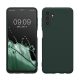 Kwmobile tok Samsung Galaxy A04s-hez, sötétzöld, szilikon, 58921.169