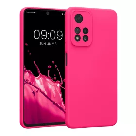   Kwmobile tok Xiaomi Redmi Note 11 Pro Plus 5G telefonhoz, szilikon, rózsaszín, 58097.77