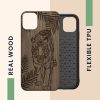 Kwmobile tok Apple iPhone 11, fa, barna, 49799.14