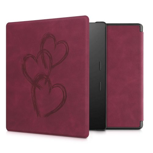 Amazon Kindle Oasis 10 tok, Kwmobile, piros, öko-bőr, 56972.09
