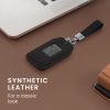 Autókulcs fedél Renault 4 gombokhoz - Smart Key, Kwmobile, fekete/szürke, Eco-bőr, 58938.02