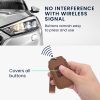 Autókulcs fedél Renault 4 gombokhoz - Smart Key, Kwmobile, barna, Eco-bőr, 58938.03