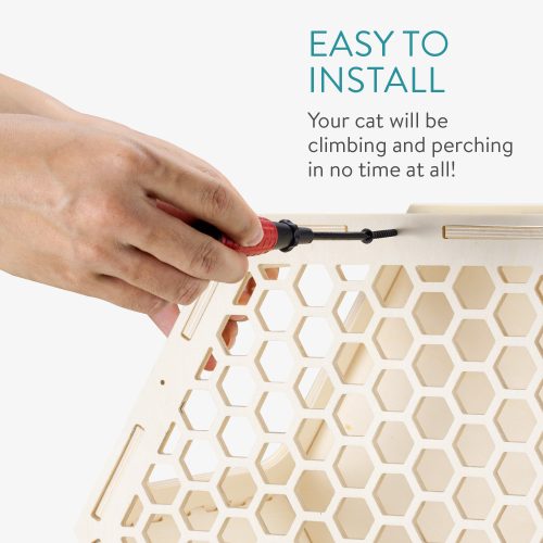 Navaris macska mászóbútor, Bézs, Fa, 58934.04