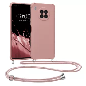   Kwmobile tok Huawei nova 8i telefonhoz, szilikon, rózsaszín, 59008.154