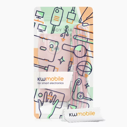 Kwmobile tok Huawei nova 8i telefonhoz, szilikon, rózsaszín, 59008.154