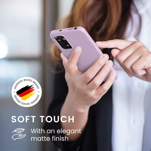 Kwmobile tok Xiaomi Redmi Note 11/Redmi Note 11s telefonhoz, szilikon, lila, 57368.140